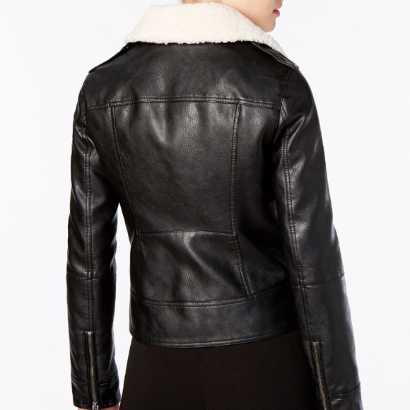 Lucky Brand Faux Leather/Fur Motto Jacketed - Picture 2 of 8